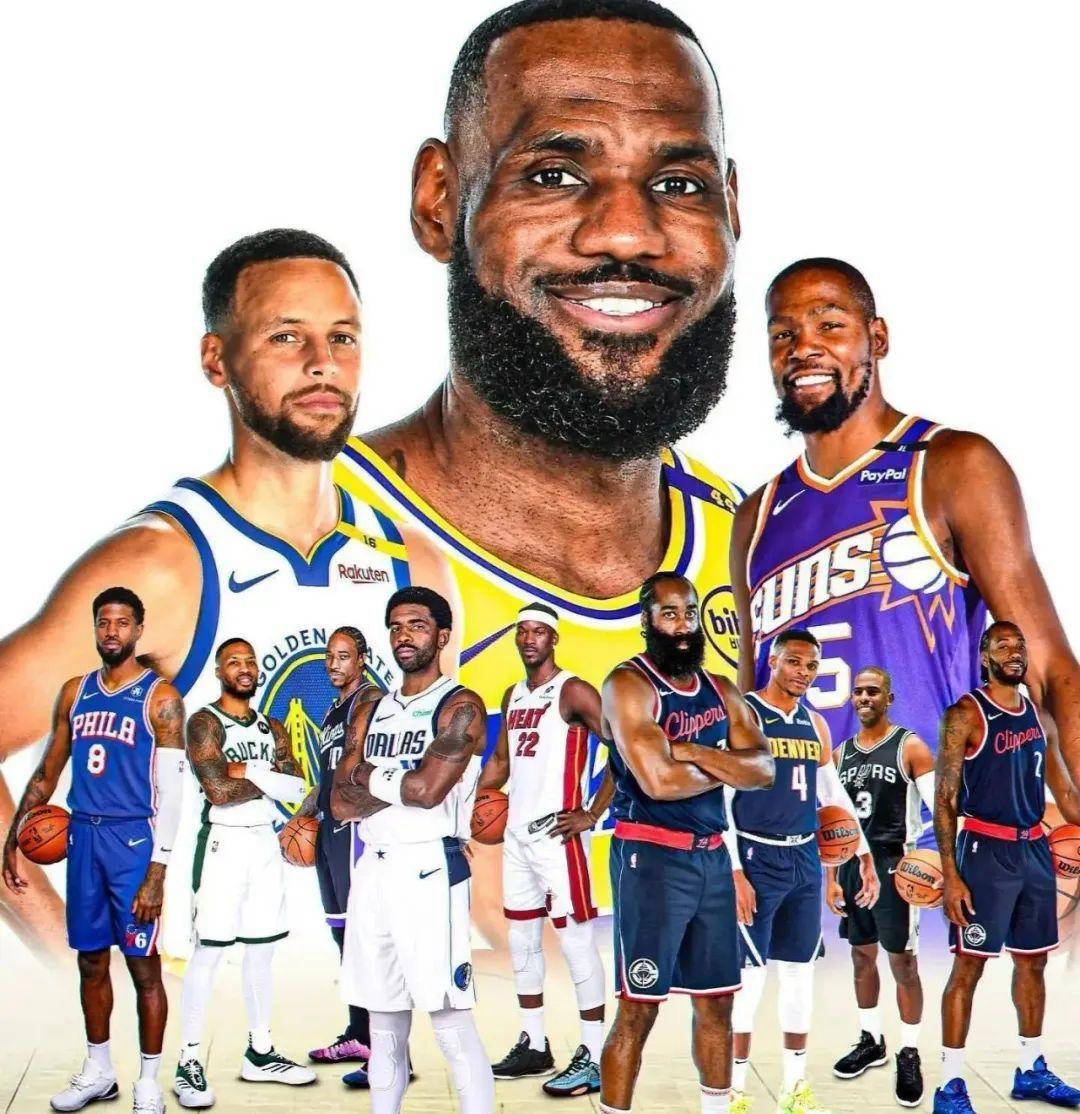 美国NBA季前赛开战，球星纷纷亮相